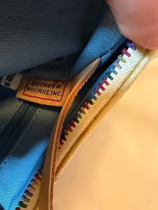 Dooney & Bourke Y2K Multicolor Monogram Shoulder Bag - Picture 7 of 8